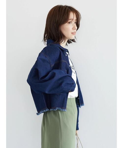 ELENCARE DUE(エレンカーレデュエ)の「・ELENCARE DUE ショートGジャン(ブルゾン・レディース・ブラック/インディゴブルー/その他6・FREE)」の16枚目の写真