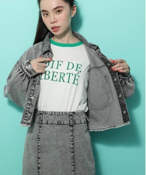 ELENCARE DUE(エレンカーレデュエ)の「・ELENCARE DUE ショートGジャン(ブルゾン・レディース・ブラック/インディゴブルー/その他6・FREE)」の1枚目の写真