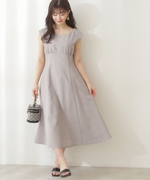 PROPORTION BODY DRESSING | カラーフレンチスリーブワンピース / 1212140407(ワンピース)