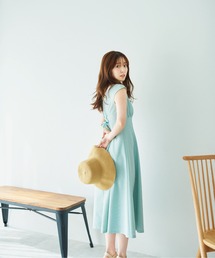 PROPORTION BODY DRESSING | カラーフレンチスリーブワンピース / 1212140407(ワンピース)