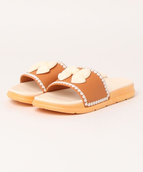 Fun & Daily（ファンアンドデイリー）の「PVCカラーリボンイージーサンダル（サンダル・レディース・ピンク/イエロー/グリーン/オレンジ・SMALL/MEDIUM）」の10枚目の写真