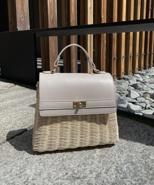 新色追加 ボックス型ラタンカゴバッグ かごバッグ Doudou ドゥドゥ のファッション通販 Zozotown