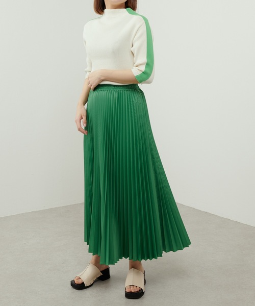 Lui's（ルイス）の「スリーブ配色ラインニット（ニット/セーター・レディース・グレー/ブラック/アイボリー・FREE）」の13枚目の写真