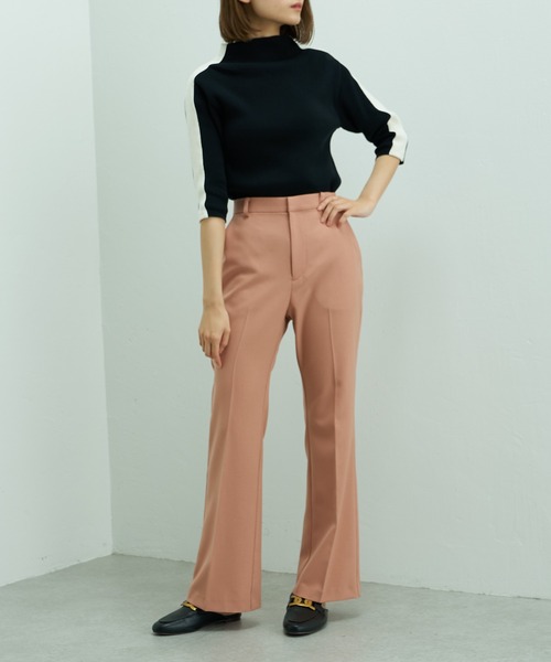 Lui's（ルイス）の「スリーブ配色ラインニット（ニット/セーター・レディース・グレー/ブラック/アイボリー・FREE）」の20枚目の写真