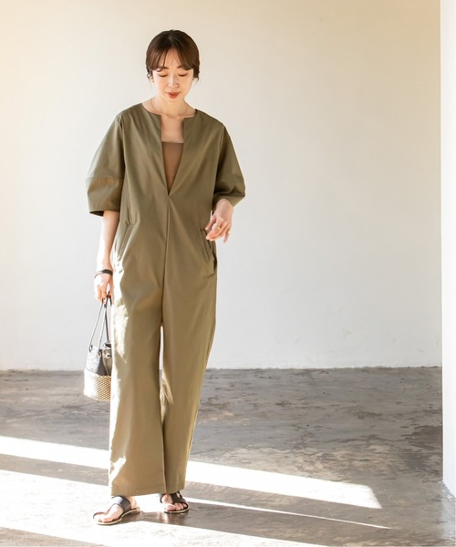 セール】グラススリーブオールインワン◇（サロペット/オーバーオール