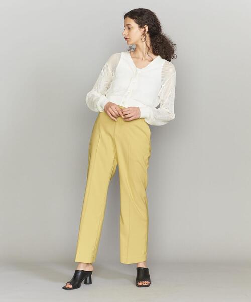 BEAUTY&YOUTH UNITED ARROWS（ビューティーアンドユースユナイテッドアローズ）の「BY メッシュVネック カーディガン -ウォッシャブル-（カーディガン/ボレロ・レディース・ホワイト/ケリー/ブラック・FREE）」の20枚目の写真