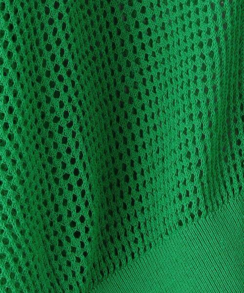 BEAUTY&YOUTH UNITED ARROWS（ビューティーアンドユースユナイテッドアローズ）の「BY メッシュVネック カーディガン -ウォッシャブル-（カーディガン/ボレロ・レディース・ホワイト/ケリー/ブラック・FREE）」の22枚目の写真