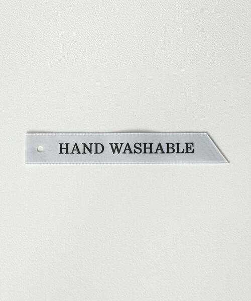 BEAUTY&YOUTH UNITED ARROWS（ビューティーアンドユースユナイテッドアローズ）の「BY メッシュVネック カーディガン -ウォッシャブル-（カーディガン/ボレロ・レディース・ホワイト/ケリー/ブラック・FREE）」の4枚目の写真