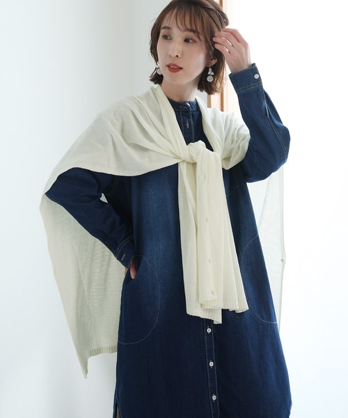 ElegChic(エレグシック)の「マルチウェイストールカーディガン(カーディガン/ボレロ・レディース・オフホワイト/ブラック/グレー/ブラウン・フリー)」の2枚目の写真