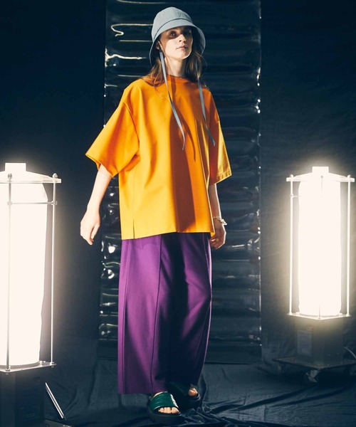 MAISON SPECIAL(メゾンスペシャル)の「《ユニセックスアイテム》スマッシングポンチプライムオーバークルーネックTシャツ 【MAISON SPECIAL/メゾンスペシャル】(Tシャツ/カットソー・メンズ・オフホワイト/ブラック/グリーン/ブルー/パープル/オレンジ/チャコールグレー/イエロー・0/1/2)」の16枚目の写真