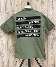 AVIREX | WEBBING&EMB 半袖ミリタリーシャツ(シャツ/ブラウス)