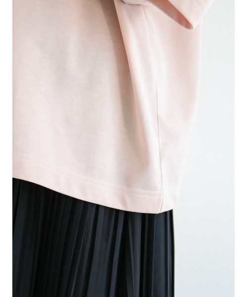 Samansa Mos2(サマンサ モスモス)の「【MEI×SamansaMos2】メッシュポーチ付プリントTシャツ(Tシャツ/カットソー・レディース・オフホワイト/サックスブルー/ピンク/マスタード・フリ-)」の16枚目の写真