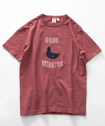 BARNS OUTFITTERS | 【BARNS OUTFITTERS】別注 吊り編みTシャツ GOOD MORNING ニワトリ(Tシャツ/カットソー)