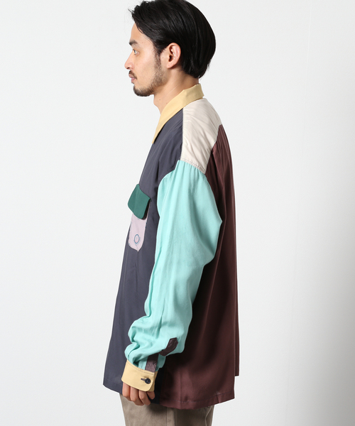 FILL THE BILL（フィルザビル）の「【FILL THE BILL/フィルザビル×JS TRISECT 2】マルチカラー シャツ（シャツ/ブラウス・メンズ・アイボリー/ブラック系その他・2/1）」の18枚目の写真