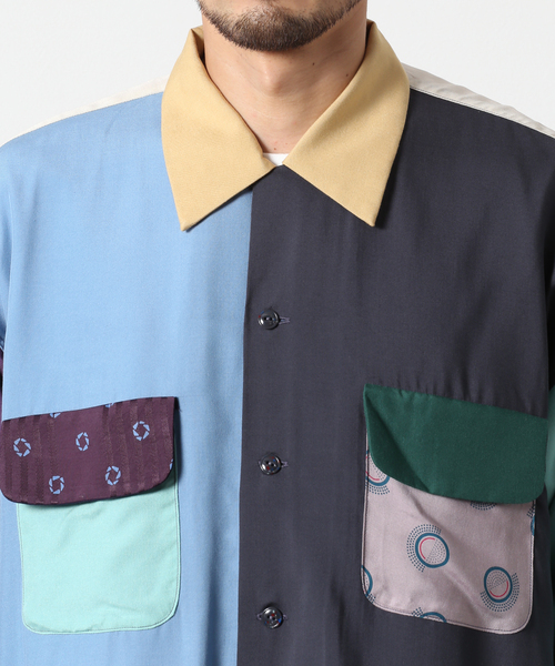 FILL THE BILL（フィルザビル）の「【FILL THE BILL/フィルザビル×JS TRISECT 2】マルチカラー シャツ（シャツ/ブラウス・メンズ・アイボリー/ブラック系その他・2/1）」の16枚目の写真