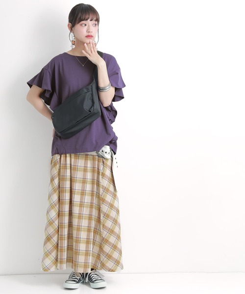 osharewalker（オシャレウォーカー）の「『ウォッシャブルショルダーバッグ』（ショルダーバッグ・レディース・カーキ/グレー/ブラック・FREE）」の12枚目の写真