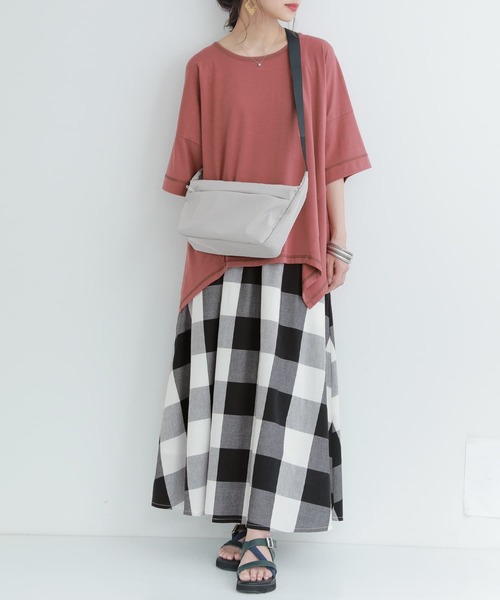 osharewalker（オシャレウォーカー）の「『ウォッシャブルショルダーバッグ』（ショルダーバッグ・レディース・カーキ/グレー/ブラック・FREE）」の6枚目の写真