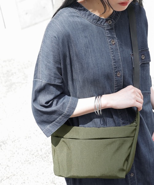 osharewalker（オシャレウォーカー）の「『ウォッシャブルショルダーバッグ』（ショルダーバッグ・レディース・カーキ/グレー/ブラック・FREE）」の7枚目の写真