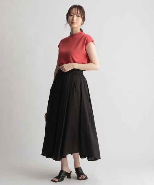 Andemiu（アンデミュウ）の「ソウバリプチハイニット283028（ニット/セーター・レディース・アイボリー/ブラック/グリーン/オレンジ/ブルー/ブラウン・FREE）」の14枚目の写真