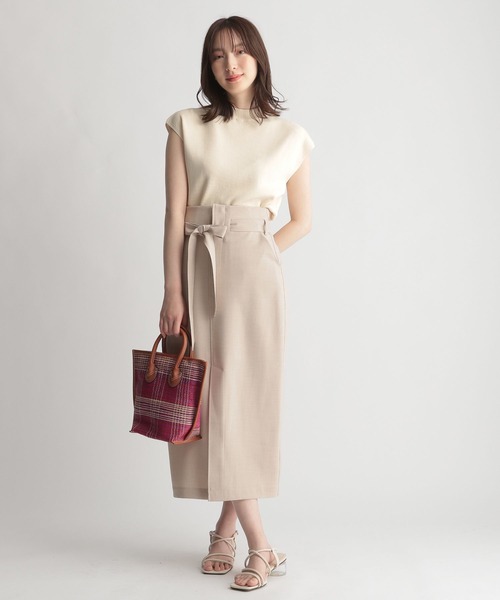 Andemiu（アンデミュウ）の「ソウバリプチハイニット283028（ニット/セーター・レディース・アイボリー/ブラック/グリーン/オレンジ/ブルー/ブラウン・FREE）」の15枚目の写真