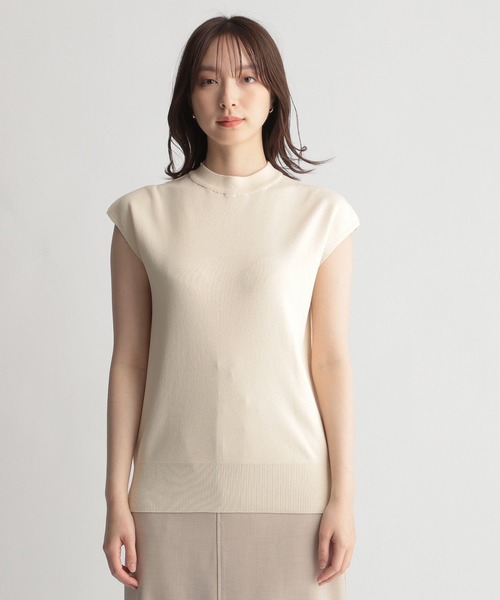 Andemiu（アンデミュウ）の「ソウバリプチハイニット283028（ニット/セーター・レディース・アイボリー/ブラック/グリーン/オレンジ/ブルー/ブラウン・FREE）」の16枚目の写真