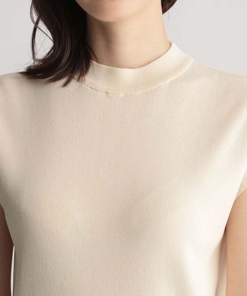 Andemiu（アンデミュウ）の「ソウバリプチハイニット283028（ニット/セーター・レディース・アイボリー/ブラック/グリーン/オレンジ/ブルー/ブラウン・FREE）」の20枚目の写真