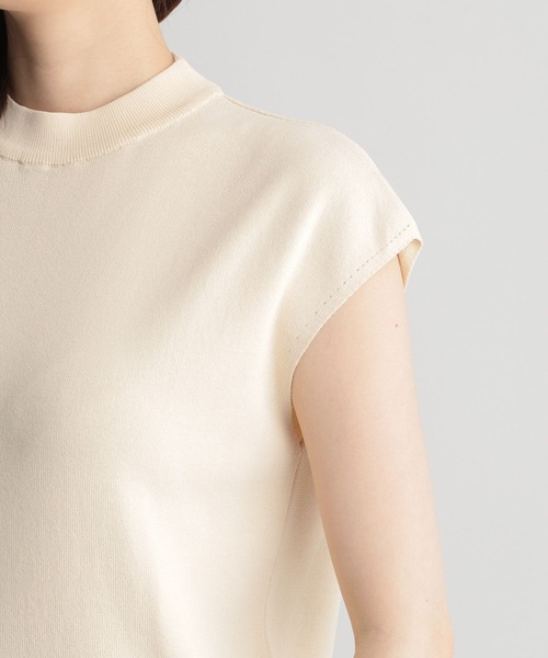 Andemiu（アンデミュウ）の「ソウバリプチハイニット283028（ニット/セーター・レディース・アイボリー/ブラック/グリーン/オレンジ/ブルー/ブラウン・FREE）」の21枚目の写真