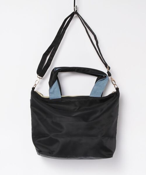 mis zapatos（ミス　サパト）の「おさんぽ　2WAYトート（トートバッグ・レディース・ブラック/ネイビー・ONE SIZE）」の3枚目の写真