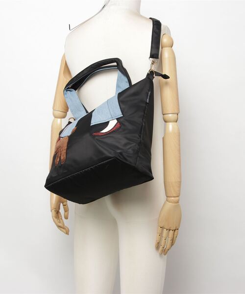 mis zapatos（ミス　サパト）の「おさんぽ　2WAYトート（トートバッグ・レディース・ブラック/ネイビー・ONE SIZE）」の6枚目の写真