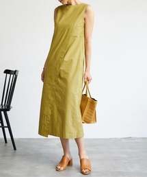 ECRIRE | 【haushinkaコラボ】リネンライク２WAYロングワンピース(ワンピース)