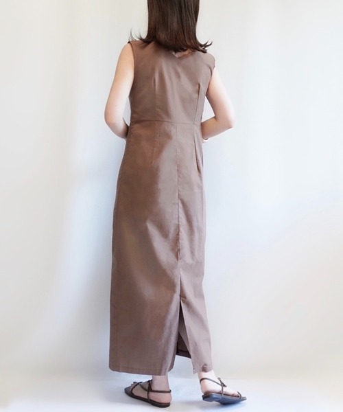 ECRIRE（エクリール）の「【haushinkaコラボ】リネンライク2WAYロング