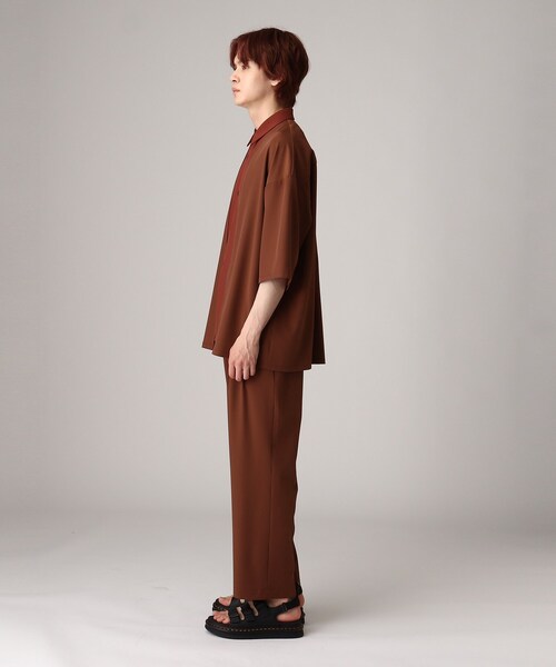 tk.TAKEO KIKUCHI（ティーケータケオキクチ）の「◆【WEB限定】ナメラカレイヤードシャツセットアップ（セットアップ・メンズ・ライトブルー/ブラック/ボルドー/ライトベージュ・01/02/03/66）」の11枚目の写真