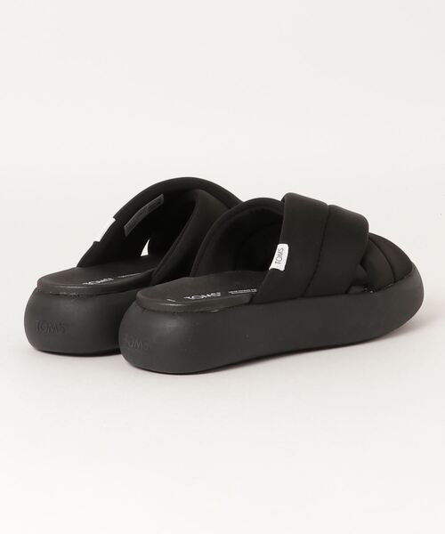 TOMS(トムス)の「ブラックブラック リプリーヴ ジャージー ウィメンズ アルパルガータ マロウ クロスオーバー(サンダル・レディース・ブラック・25.0cm/22cm/23.0cm/24.0cm)」の2枚目の写真