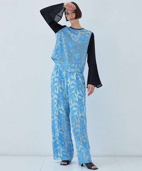 EBONY（エボニー）の「【EBONY/(エボニー)】別注ジャガードトップス