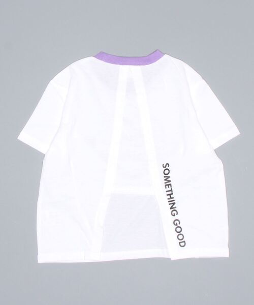 ANAP kids(アナップキッズ)の「シリコンプリントビッグトップスTシャツ(Tシャツ/カットソー・キッズ・ホワイト/ラベンダー/ブラック・120cm/130cm/110cm)」の6枚目の写真