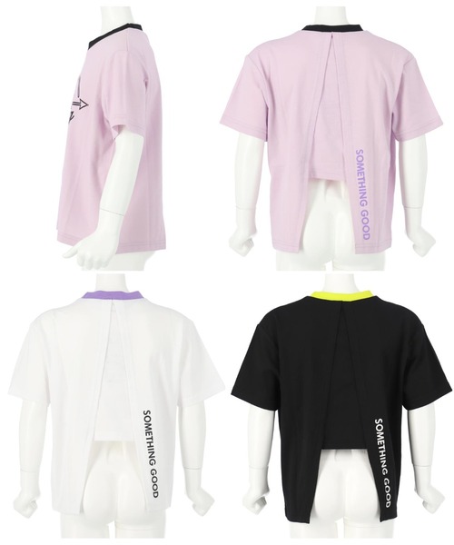 ANAP kids(アナップキッズ)の「シリコンプリントビッグトップスTシャツ(Tシャツ/カットソー・キッズ・ホワイト/ラベンダー/ブラック・120cm/130cm/110cm)」の10枚目の写真