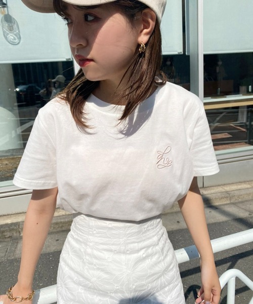 one after another NICE CLAUP(ワンアフターアナザーナイスクラップ)の「スタイルアップショートパンツ(その他パンツ・レディース・ブラック/オフホワイト/オレンジ・FREE)」の5枚目の写真