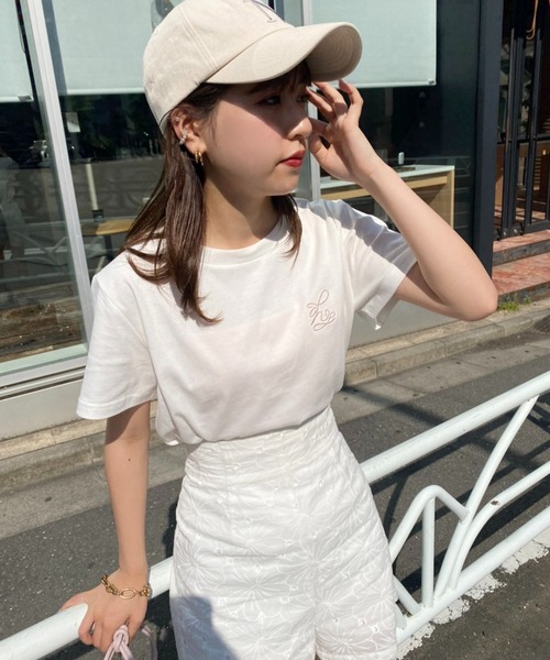 one after another NICE CLAUP(ワンアフターアナザーナイスクラップ)の「スタイルアップショートパンツ(その他パンツ・レディース・ブラック/オフホワイト/オレンジ・FREE)」の6枚目の写真