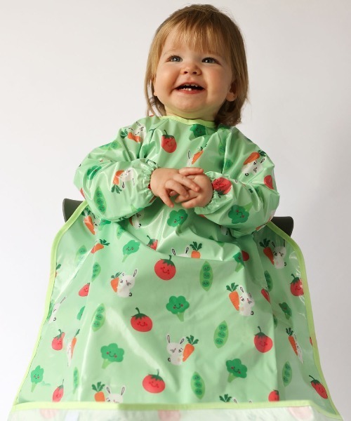 Bibetta(ビベッタ)の「【Bibetta/ビベッタ】ワイプイージー カバーオール 長袖ビブ(マグ/哺乳瓶/お食事グッズ・キッズ・その他/その他2/その他4/その他3・ONE SIZE)」の16枚目の写真