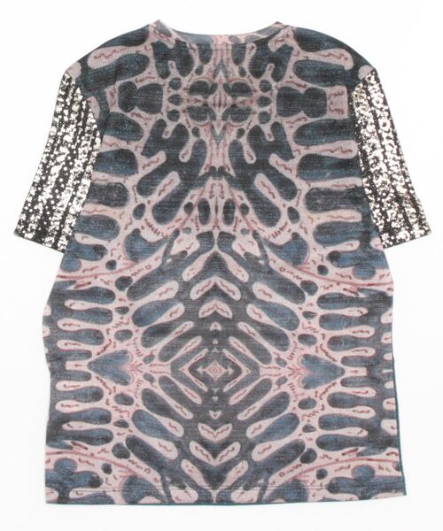 Desigual(デシグアル)の「Egypt digital collage print tee / エジプトデジタルコラージュプリントTシャツ(Tシャツ/カットソー・レディース・ブルー・S/M/XL/L/XS)」の2枚目の写真