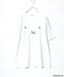 miffy(ミッフィー)キャラクターバックプリントTシャツ/半袖ビッグシルエットT