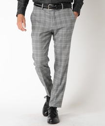MEN'S BIGI | TRグレンチェックストレッチ起毛スラックス(スラックス)