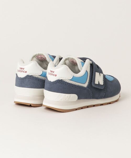 NEW BALANCE（ニューバランス）の「574（スニーカー・キッズ・ネイビー/ホワイト×ピンク・16.5cm/14.5cm/15.5cm/15.0cm/16.0cm/14.0cm）」の5枚目の写真