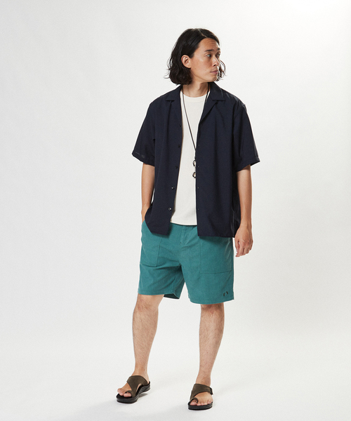 EDIFICE(エディフィス)の「ギザコットン クレープ Tシャツ(Tシャツ/カットソー・メンズ・ブラック/ベージュ/ライトグリーン/サファリグリーン/ホワイト×ホワイト/シャーベット・SMALL/MEDIUM/LARGE)」の14枚目の写真