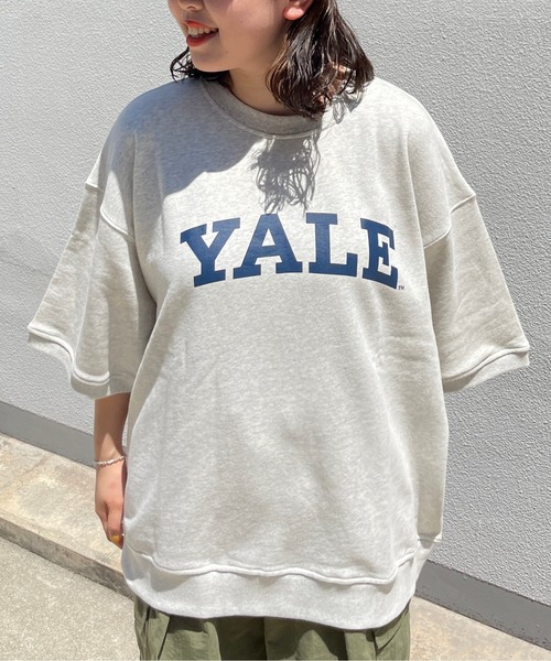 CPCM(シーピーシーエム)の「YALEミニ裏毛半袖スウェット(スウェット・メンズ・チャコールグレー/ベージュ/グレー・MEDIUM/LARGE)」の22枚目の写真