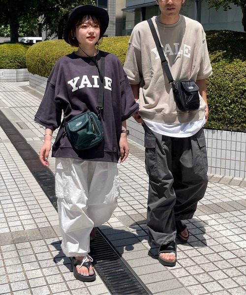 CPCM(シーピーシーエム)の「YALEミニ裏毛半袖スウェット(スウェット・メンズ・チャコールグレー/ベージュ/グレー・MEDIUM/LARGE)」の13枚目の写真
