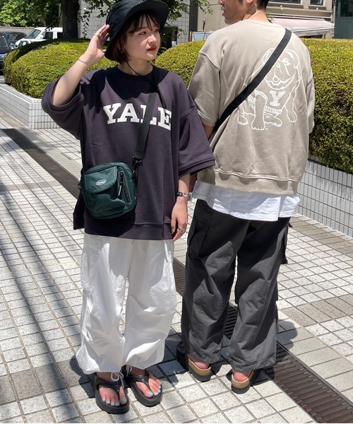 CPCM(シーピーシーエム)の「YALEミニ裏毛半袖スウェット(スウェット・メンズ・チャコールグレー/ベージュ/グレー・MEDIUM/LARGE)」の20枚目の写真