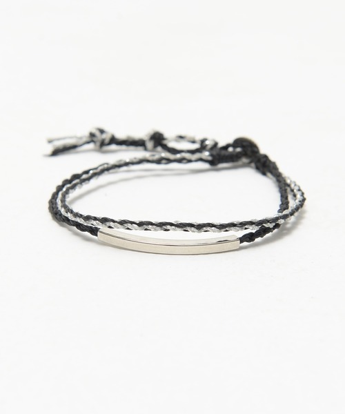 SILVER BULLET（シルバーバレット）の「『SILVER BULLET SELECT AC/シルバーバレットセレクト』プレート2連アンクレット【+】（アンクレット・メンズ・シルバー/ゴールド・FREE）」の2枚目の写真