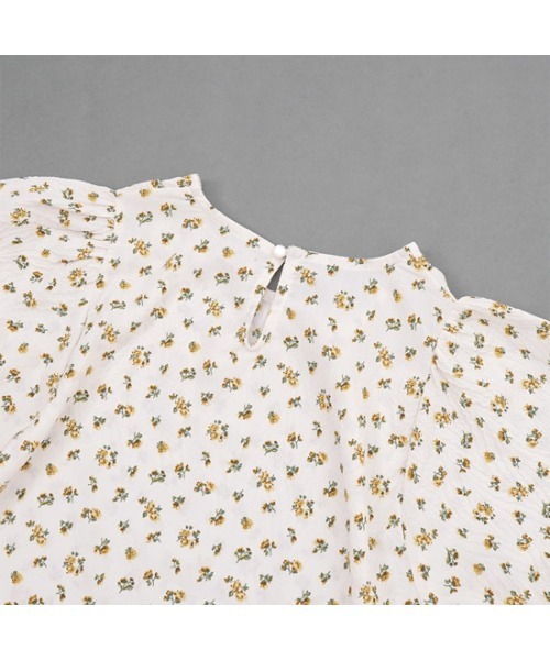 flower（フラワー）の「スウィーティーブーケブラウス（シャツ/ブラウス・レディース・ホワイト/カーキ・FREE）」の11枚目の写真