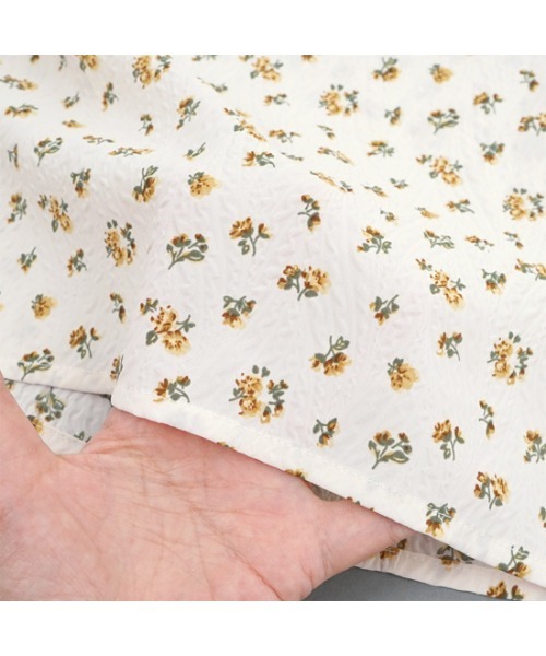 flower（フラワー）の「スウィーティーブーケブラウス（シャツ/ブラウス・レディース・ホワイト/カーキ・FREE）」の12枚目の写真